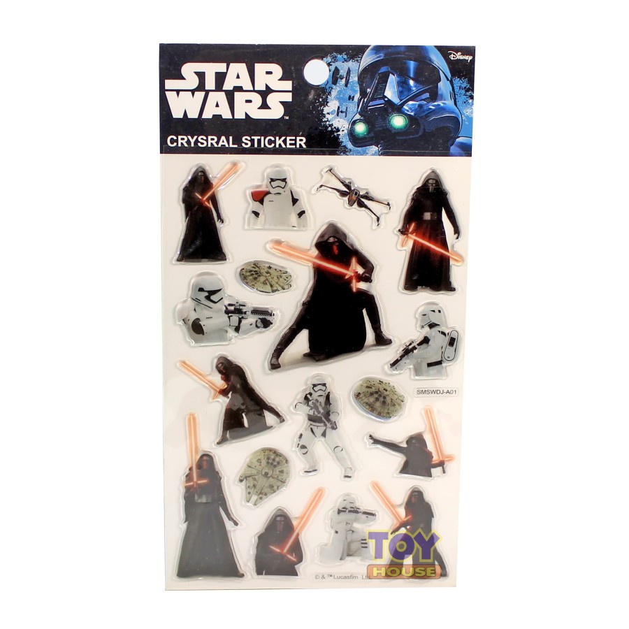 

Fancy Emboss Stickers Star Wars Model 2 - Mainan Stiker Anak Timbul 3D