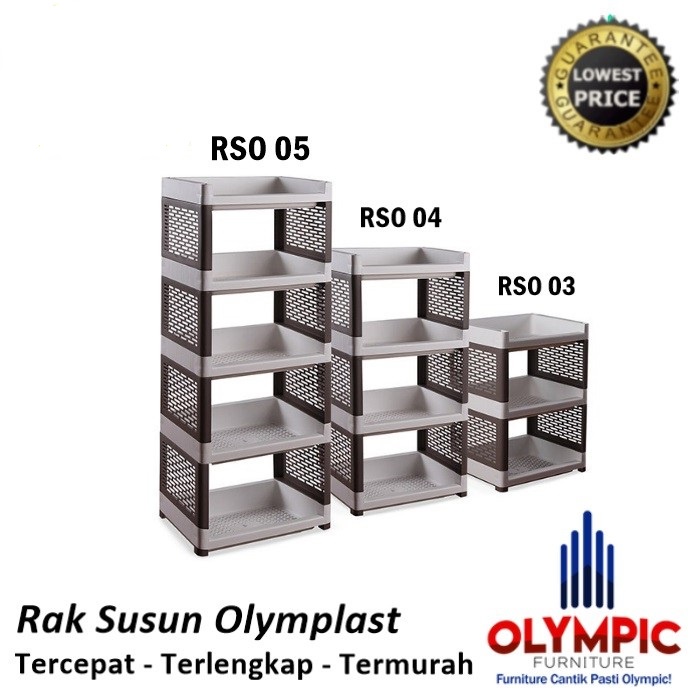 Rak Serba Guna 4 Susun - OLYMPLAST RSO 05 - Rak 5 Tingkat