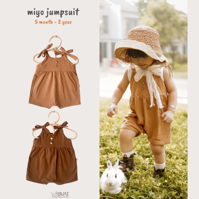 Buai - MIYO JUMPSUIT Untuk Baby Perempuan