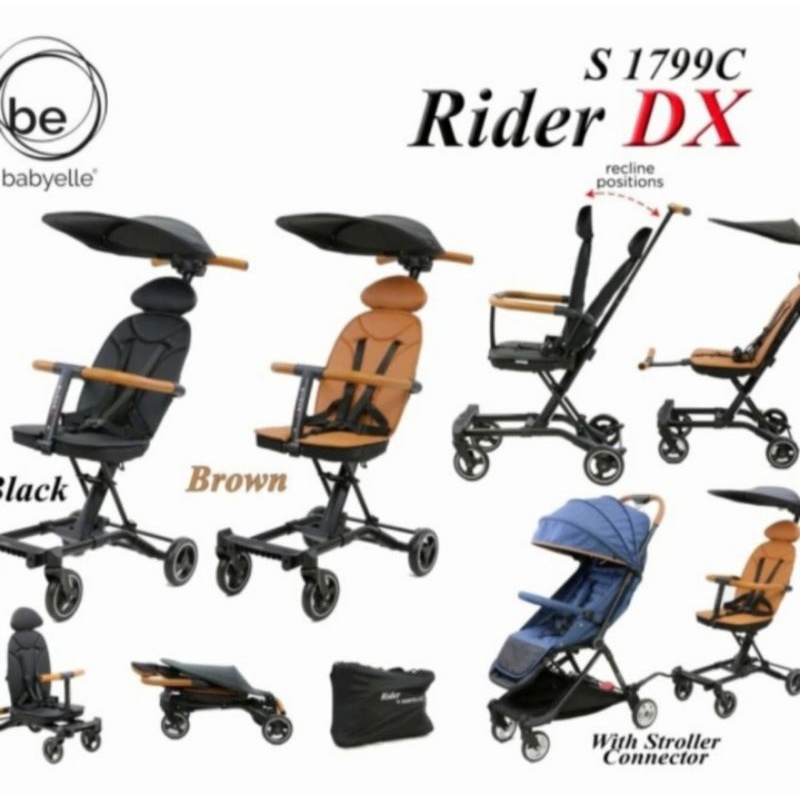 BABYELLE RIDER 1689 LT CONVERTIBLE/ KERETA DORONG BAYI BABYELLE RIDER BISA LIPAT