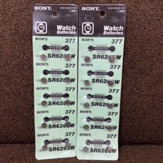 Batu Jam Tangan / Baterai Jam Tangan Sony 377 / 1,55v Watch Batteries