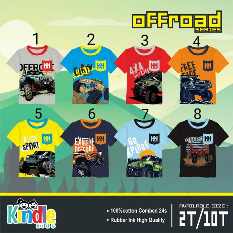 Kaos Kindle Kids " Offroad Series "