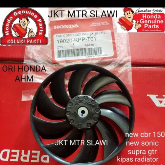 19020 KPP T01 Kipas radiator fan comp cooling new cb 150 led cb 150r new ori new cbr 150 led new son