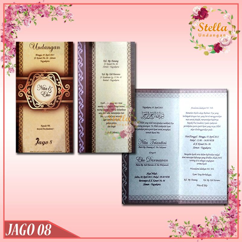 Blangko Undagan Jago 08/ Blangko Undangan Kosongan