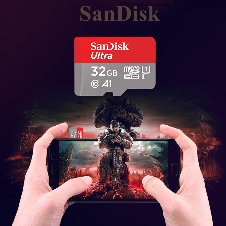 8GB/32GB/64GB/128GB/256GB CLASS 10 100Mbps Micro SD Kartu Memori sd card TF Card 100% Original Sandisk Memory Card