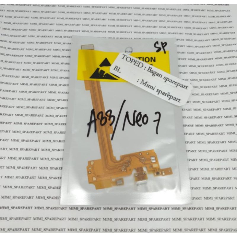 Flexibel Flexible Papan PCB Con TC Con Cas Konektor Charger Oppo A33 Neo 7