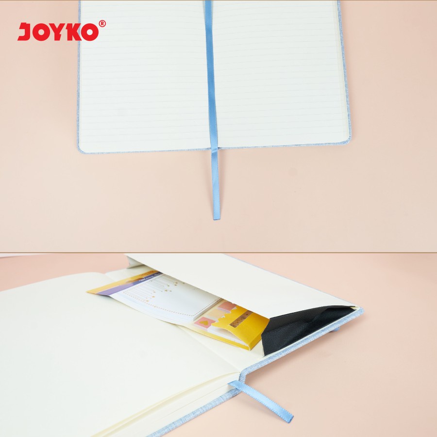 Ruled Notebook Diary Agenda Buku Catatan Bergaris Kain Joyko NB-709 A5