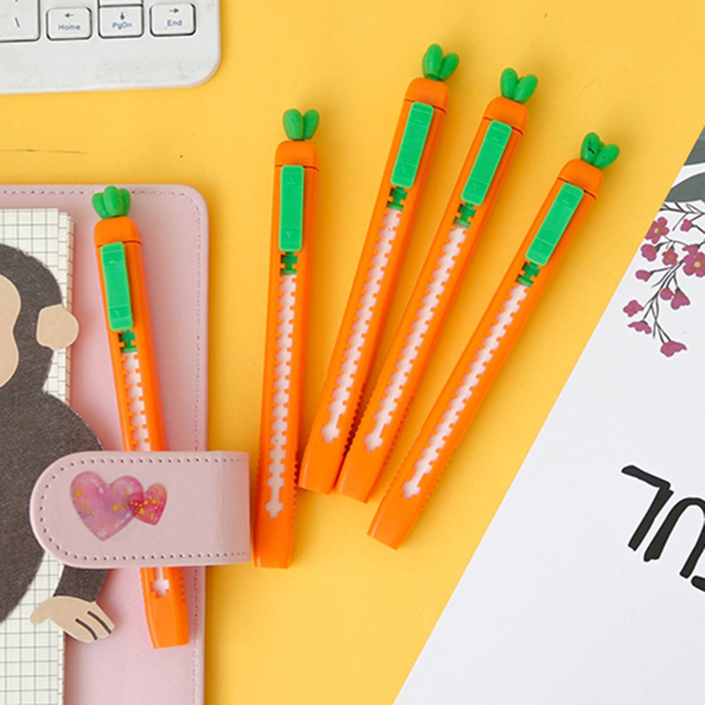 

Penghapus Panjang Bentuk Wortel unik Lucu Cute