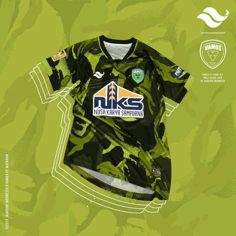 Jersey Vamos Pro Futsal League 2020 + NAMESET