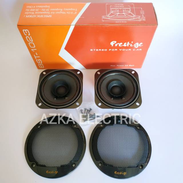 Speaker Coaxial Pintu Mobil Prestige 4 Inch BST 1023