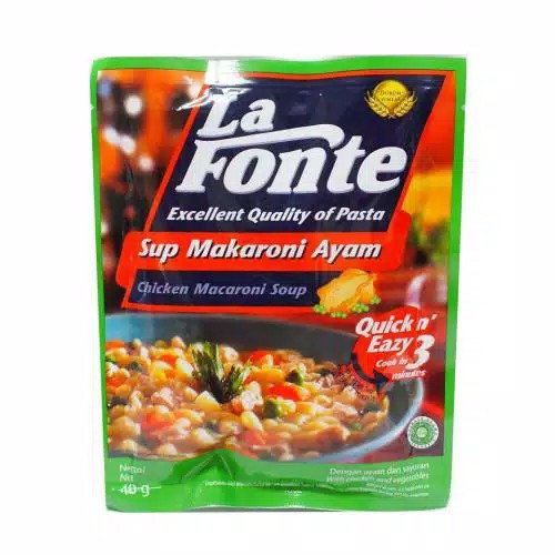 

La Fonte Makaroni Rasa Sup Ayam 40 gr