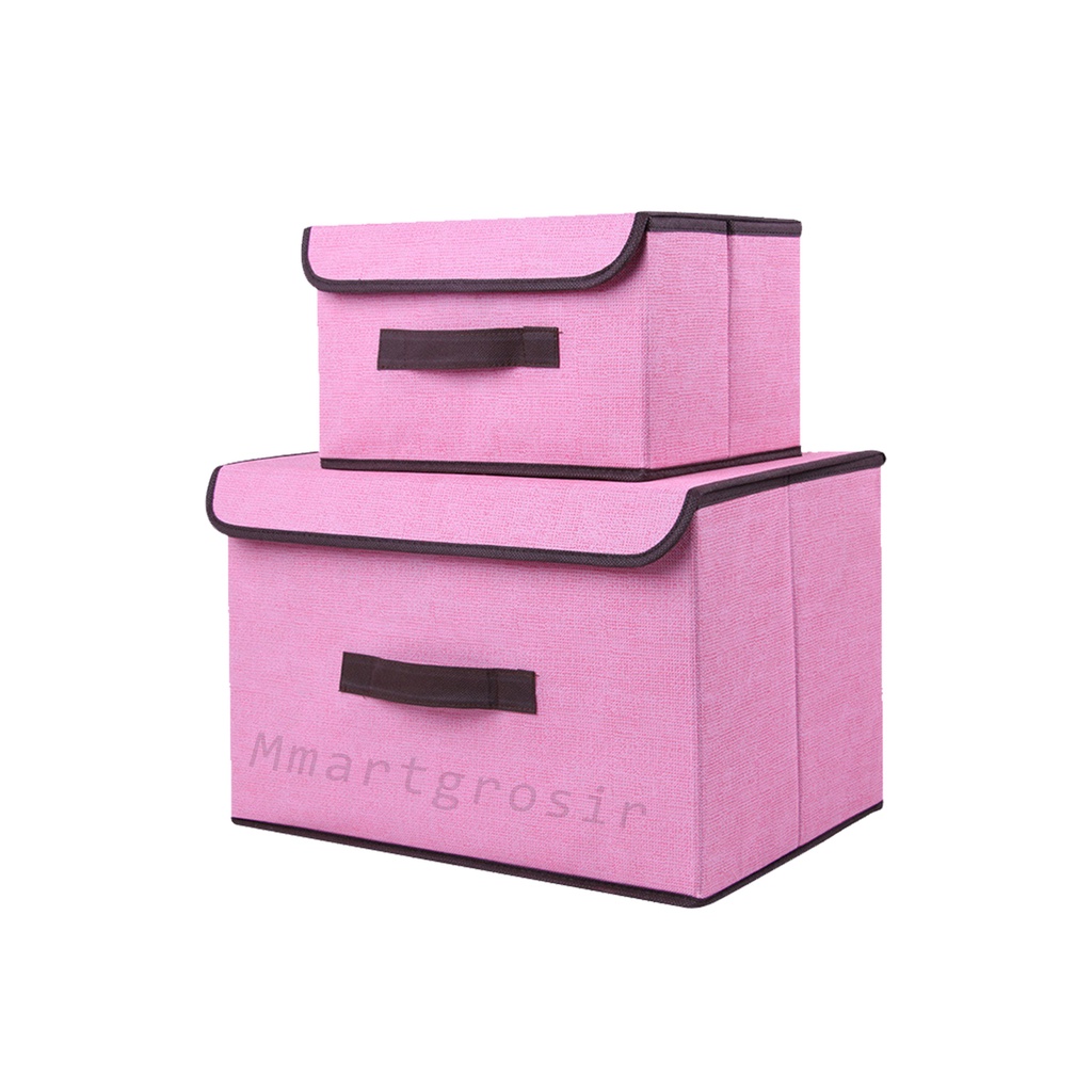 Box Kain / Kotak kain kanvas / Kotak Serbaguna 2 in 1 / Storage Box Multifungsi