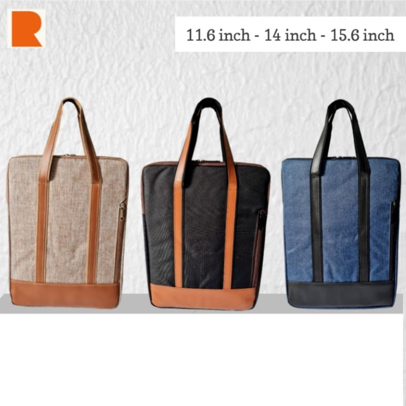 Tas Laptop Handle Kulit / TOTE BAG /tas laptop jinjing / softcase laptop