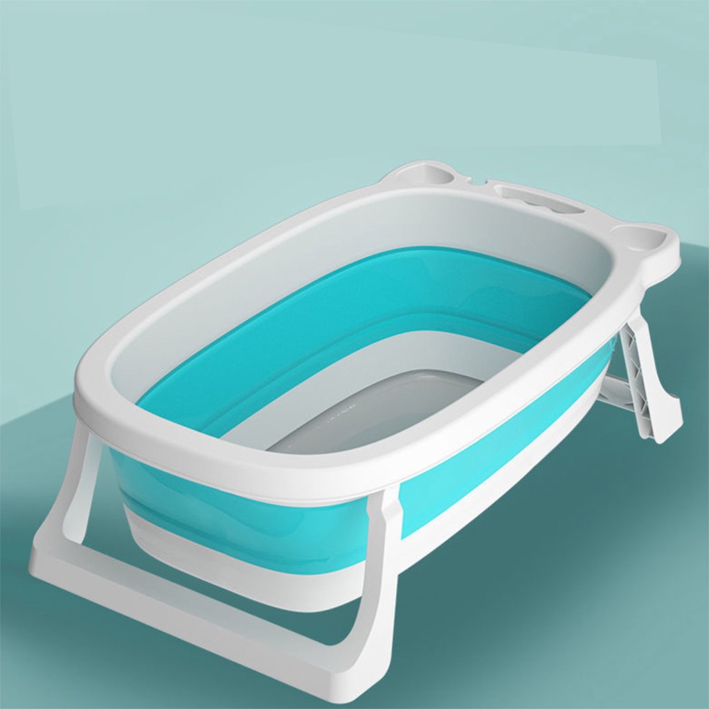 Bak Mandi Bayi Lipat / Foldable Silicone Bathtub Folding Baby Portable