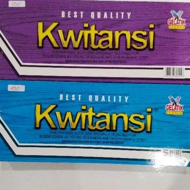 

GELATIK kwitansi sedang per pcs