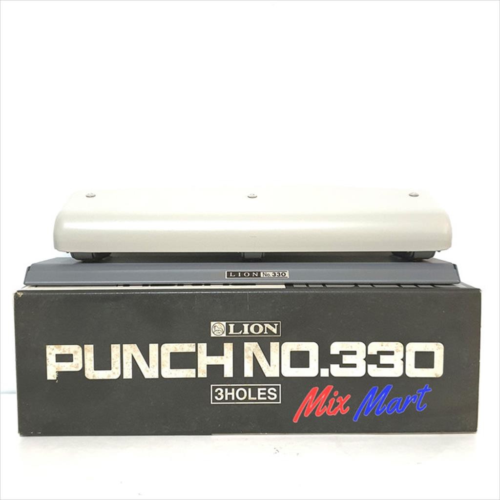 

Punch Lion PU 330 / Perforator / Pembolong kertas Besar 3 lubang