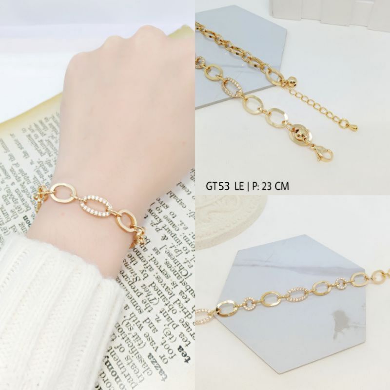 Gelang Xuping Wanita/Gelang Rantai Xuping GT53 LU