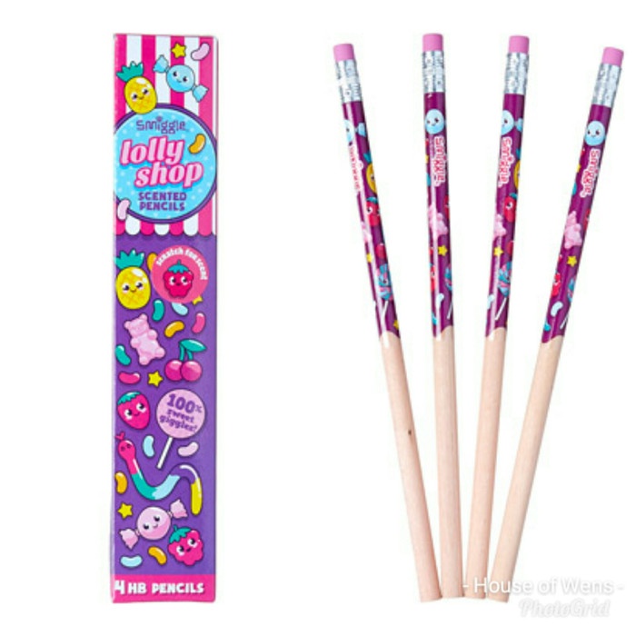 

SMIGGLE SCENTED PENCIL PACK X4 - PENSIL WANGI SMIGGLE promo