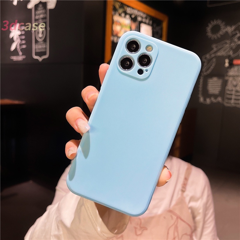 Soft Case OPPO A15 A54 A5S A3S A16 A95 A7 A5 A9 A31 A53 2020 A12 A1K Reno 5 4 5F 4F A74 A15S A52 A11K A92 A35 A11 A93 A32 A72 A94 A53S F17 PRO A16S A12S A12E A33 Y20 Y12 5 5i C3 C25 C12 A12 Candy color Camera Lens Protection Phone Case