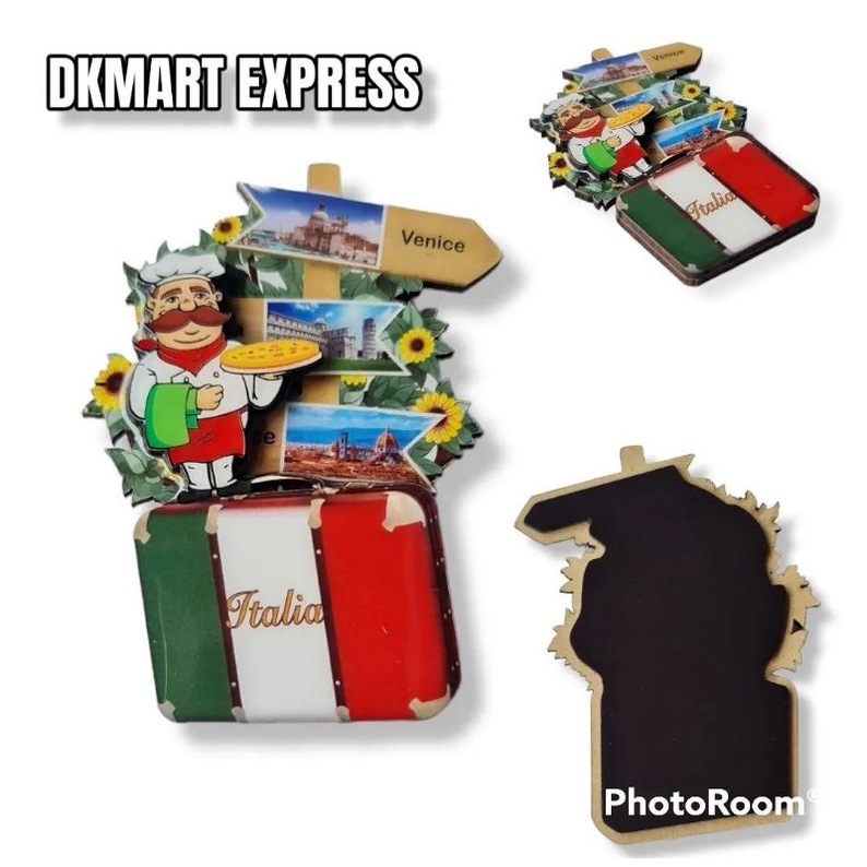 Magnet kulkas 3D italia souvenir magnet kulkas italy souvenir tempelan kulkas italia tempelan italy