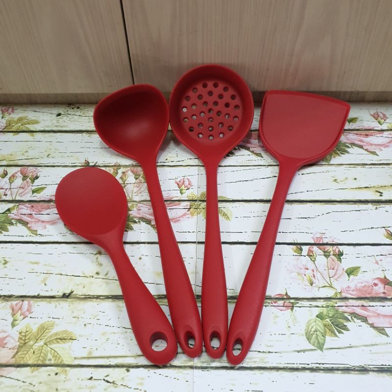 silicone kitchen cooking utensil spatula /alat masak silikon tanpa sambungan