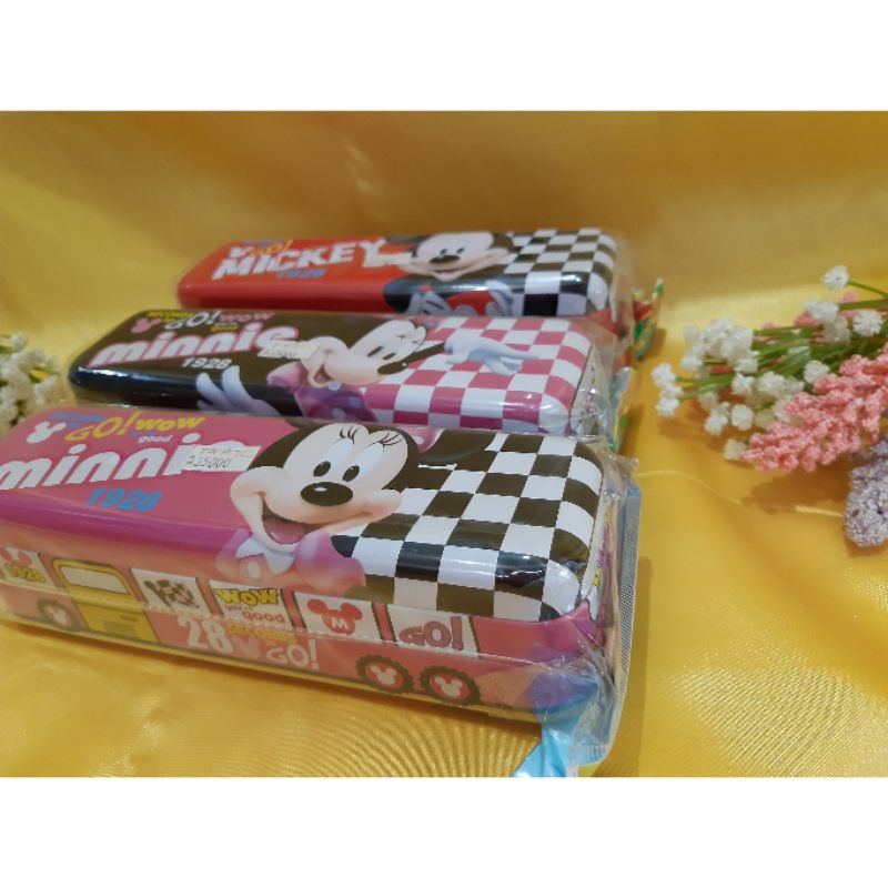 

Kotak Pensil Bus Karakter Disney Mickey&Minnie/Tepak Pensil Karakter Disney