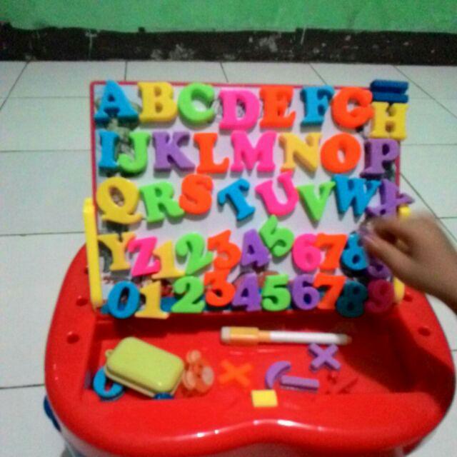 Paling Murah Se-shopee Drawing Board Meja Belajar Edukatif