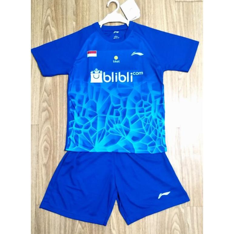 Stelan Badminton Anak Laki / Baju Badminton Anak Laki