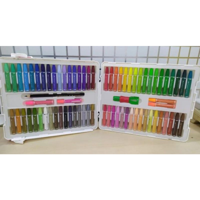 

Faber Castell oil pastel isi 72 warna (crayon isi 72 warna)