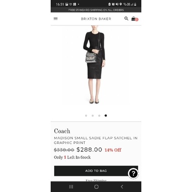 Tas Coach Original preloved