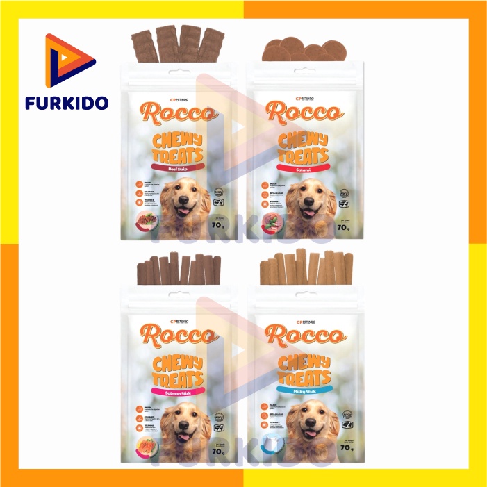 Rocco Chewy Treats 70 Gr / Snack Anjing