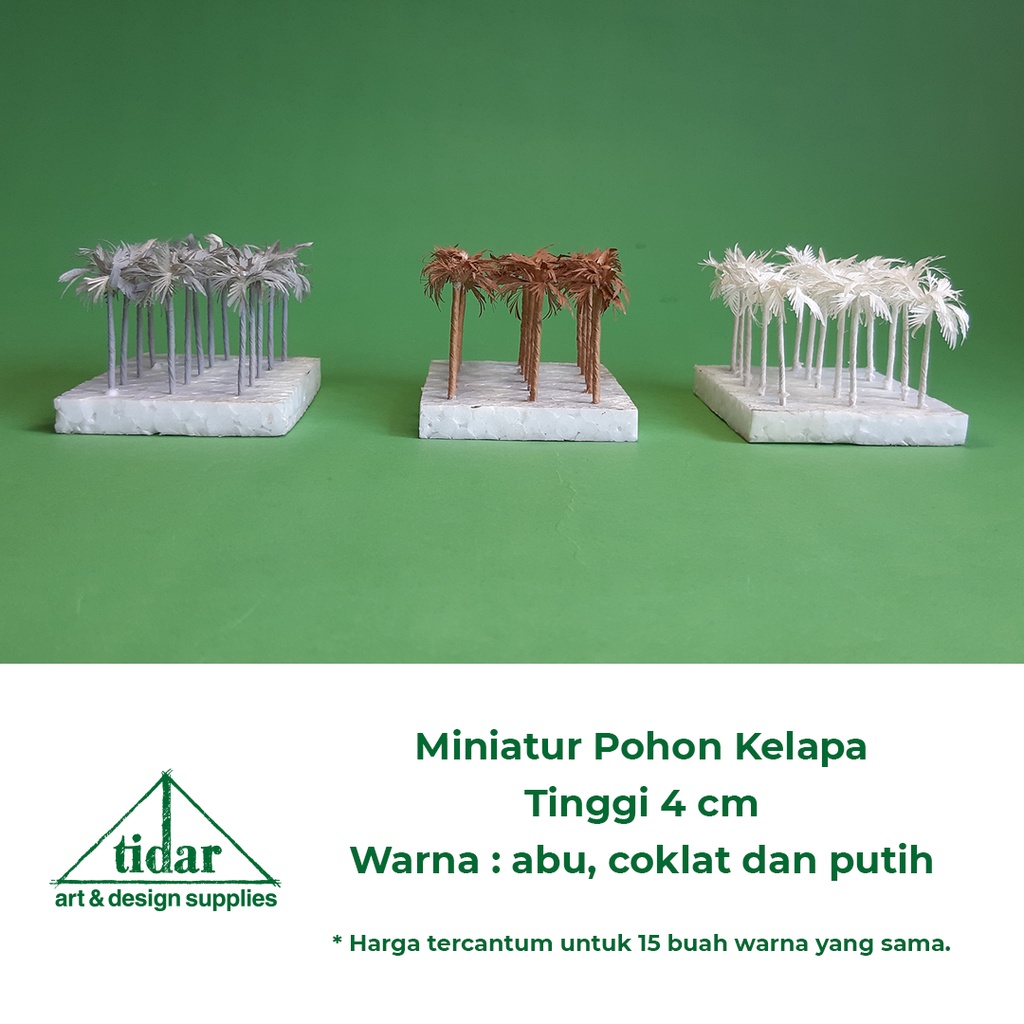 

[MR] TY - Miniatur Maket Pohon Kelapa Tinggi 4 cm / Coconut Tree