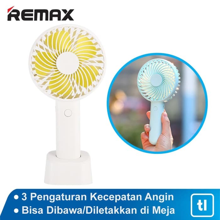Remax RT-EM17 Kipas Angin Wireless Portable Charging Fan Charging Base