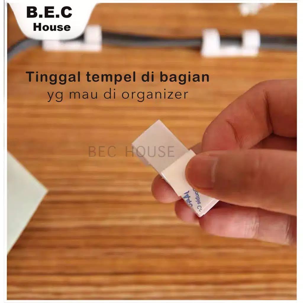 (FO) Klip Kabel Organizer Cable Clip Per pack Pengikat Kabel