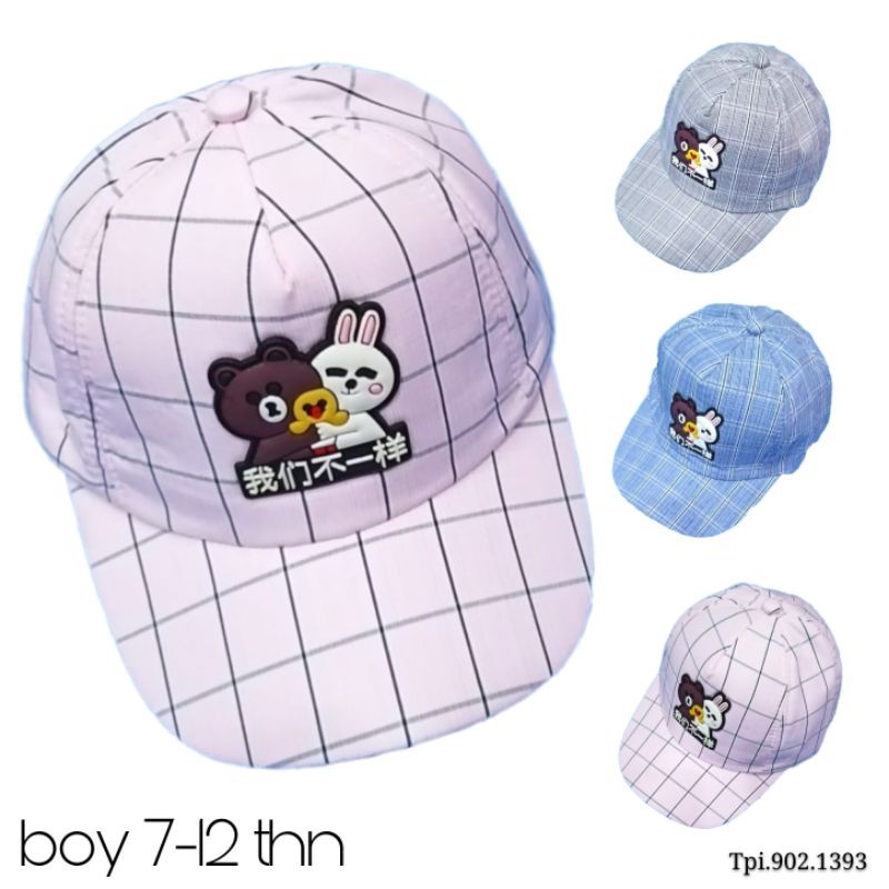 Topi anak 3-10 THN Unisex fashion anak Topi pad anak impor tebal lucu Pakaian anak