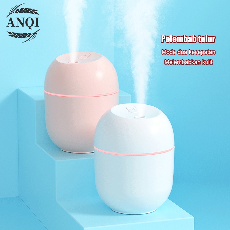 ANQI 1888 Mini Humidifier Diffuser 220Ml Mist Modes Diffuser Plus Lampu Tidur VS-1832