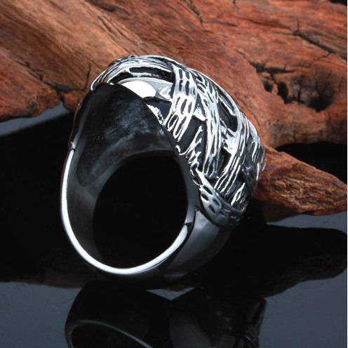 SEUSUK Cool Biker Retro Ring Egyptian Mummy Skeleton Ring Fashion Jewelry Gifts COD