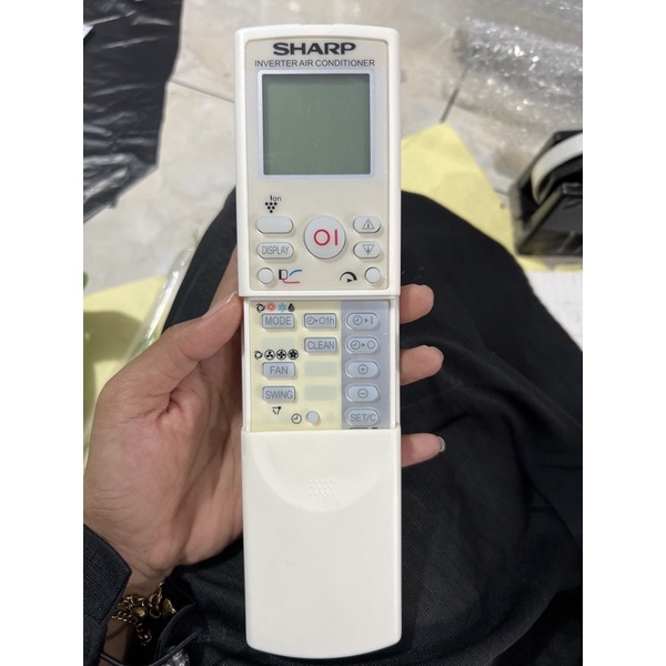 REMOTE REMOT AC SHARP ION PLASMACLUSTER TIPE CRMC-A669JBEZ