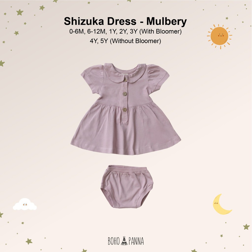 BOHOPANNA Shizuka Dress 4 - 6 Years Dress Anak Lucu P10 CBKS