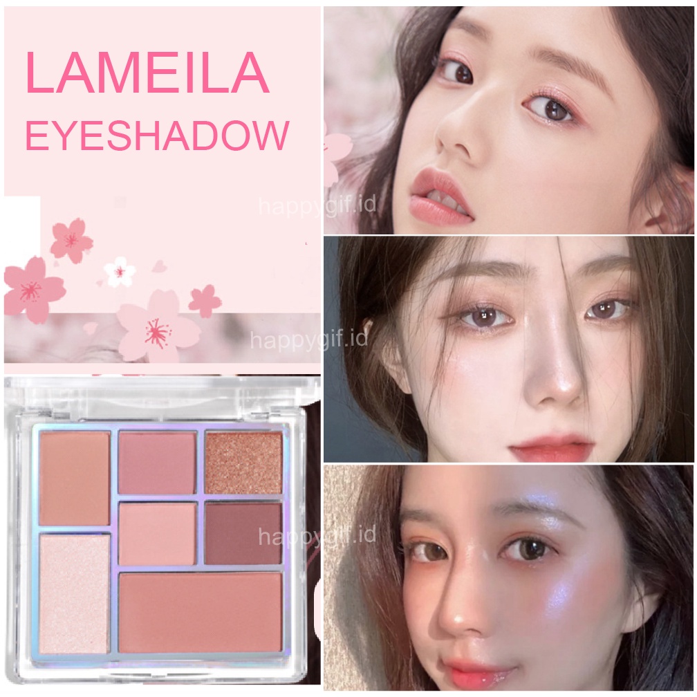 LAMEILA Eyeshadow Colors Highlighter Sakura City Pallete