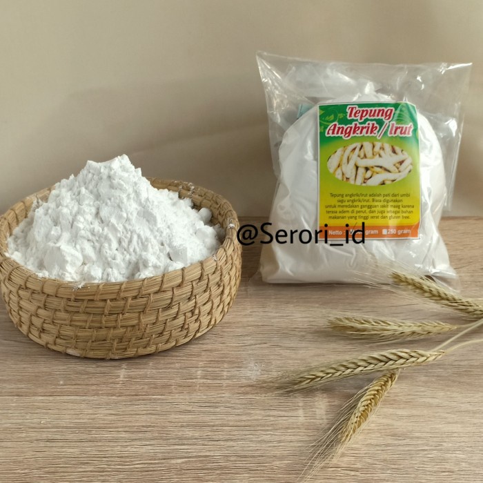 

gtg2011bb Pati Asam Lambung Gluten Free Tepung Irut/Arrowroot/Garut/Angkrik Da01D100