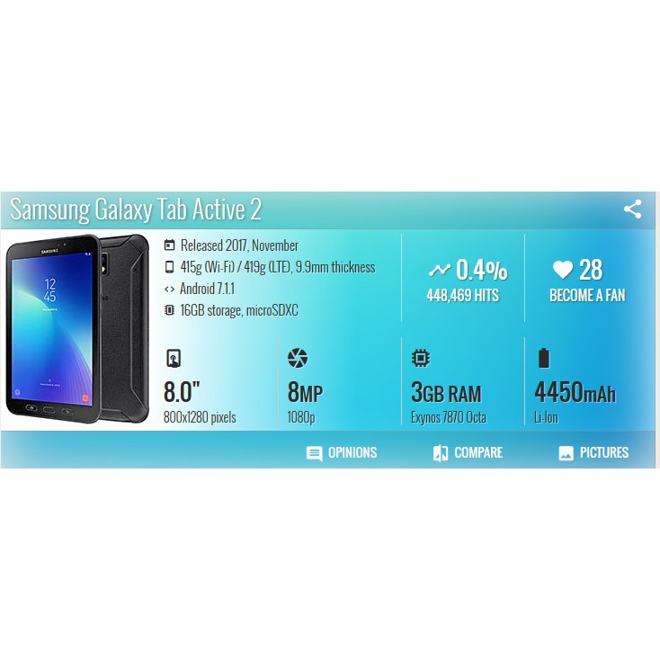 KOREAN Tempered Glass Samsung Tab Active 2 8.0 T395 Screen Protector Samsung T390 Anti Gores Kaca