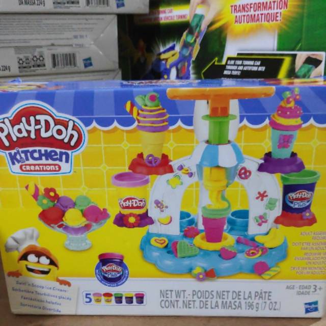 Hasbro Playdoh / play-doh swirl n scoop ice cream