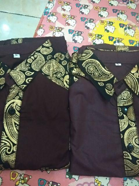 Kurta Muslim Koko Lebaran Batik Kampus