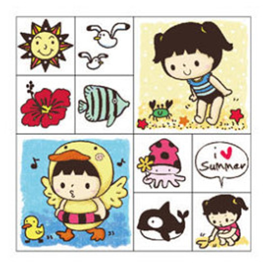 

Micia Mini Cute Stamp Set - Summer