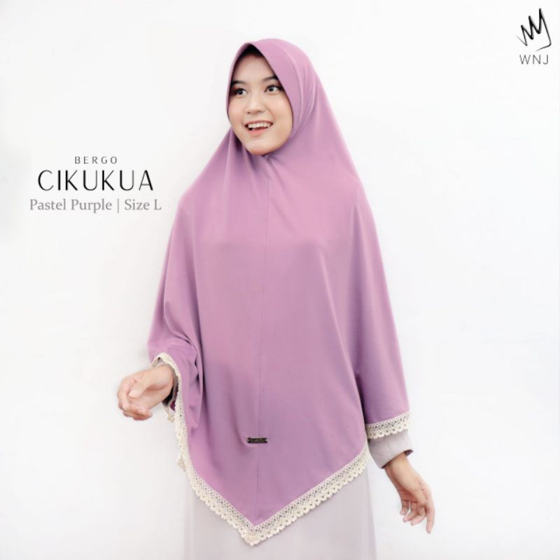 Bergo Cikukua Bergo Dewasa by Wnj Wanoja Hijab