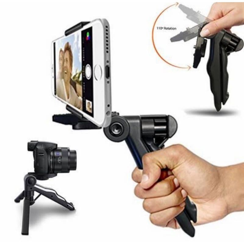 Tripod Handle Mini 2in1 Portable Handphone / Gopro / DSLR