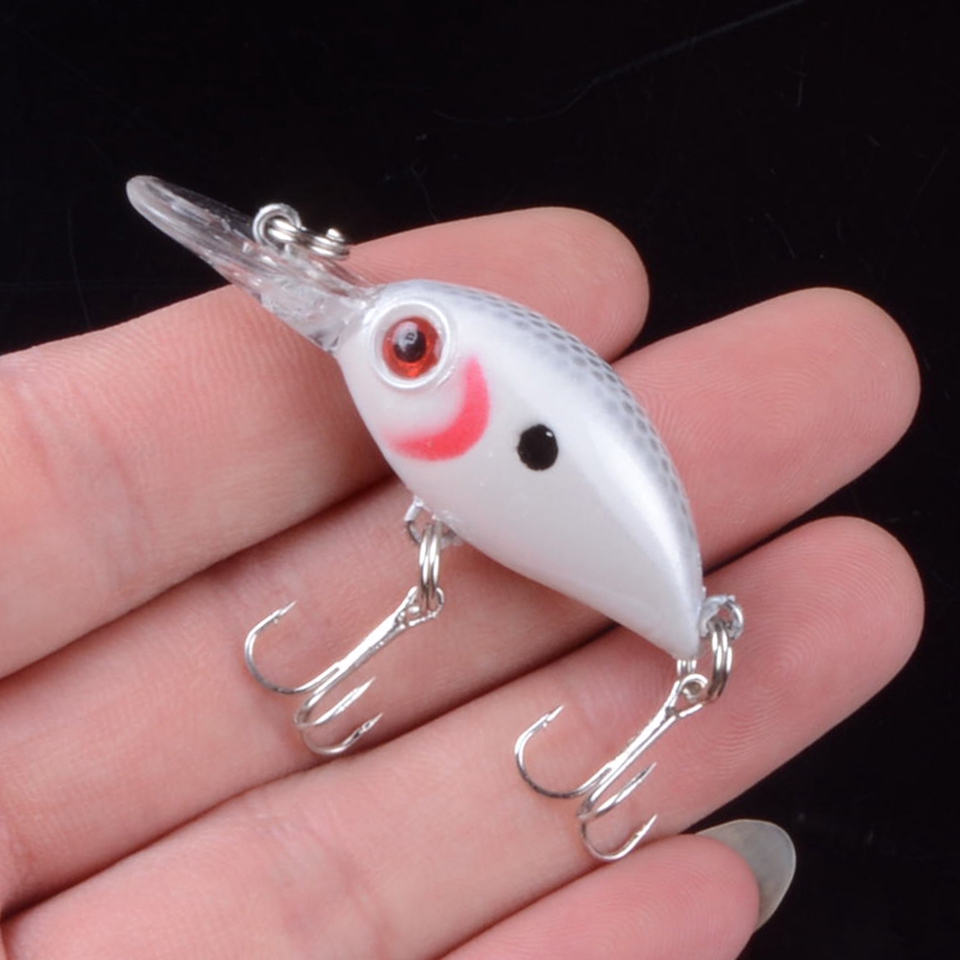 Shengyao 1Pcs Mini Crankbait Minnow Umpan Pancing Swimbait 5.2cm/3.8g Fishing Lure Ikan Bass Floating Bait