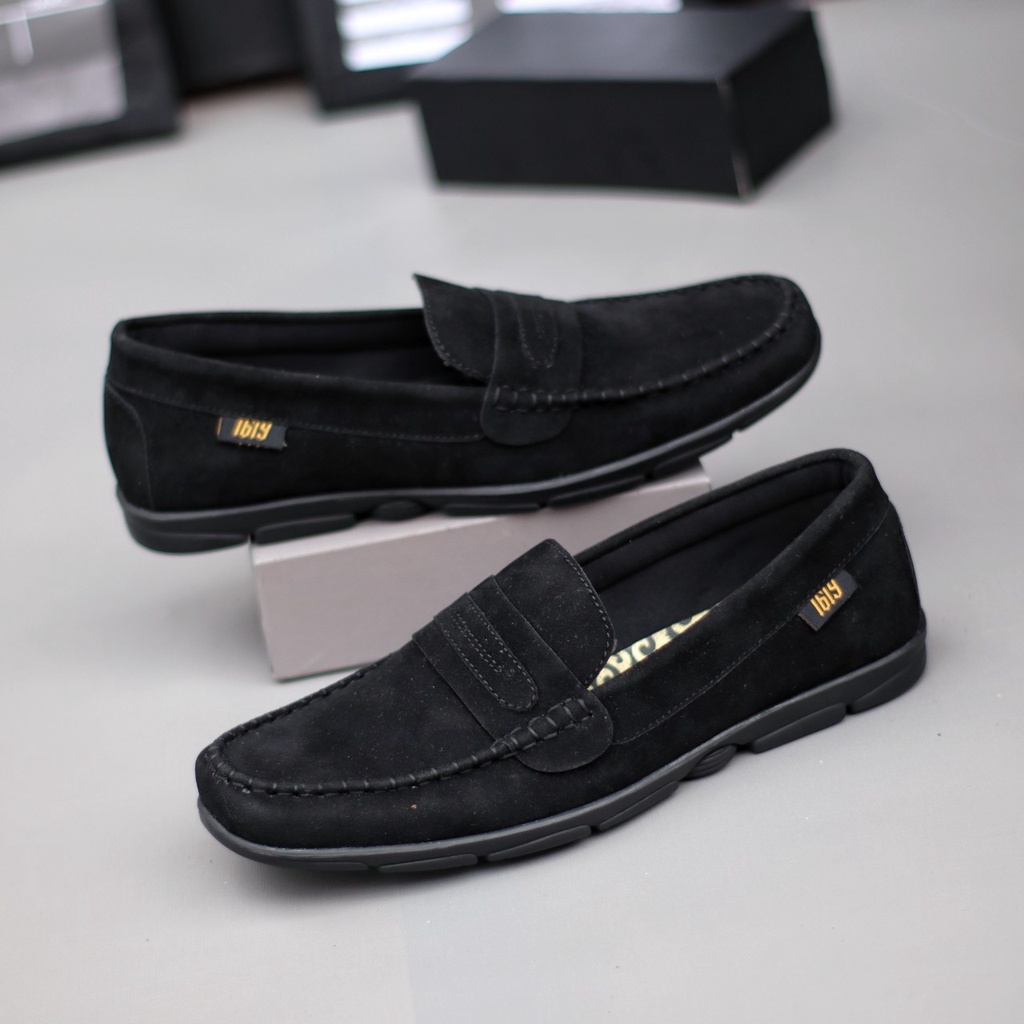 SEPATUS LIP ON PRIA LOAFER BOI GA FOOTWEAR SUEDE PREMIUM CASUAL SEPATU PANTOFEL SLIP ON PRIA KERJA KANTOR SANTAI PESTA KONDANGAN NYAMAN || SLIP ON PRIA PANSUS TRANDY 2022