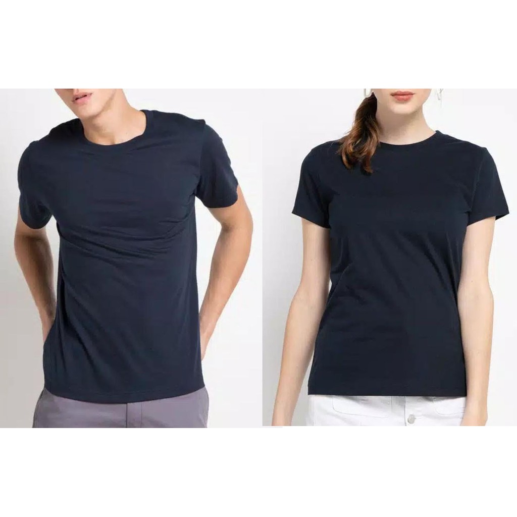 Kaos Polos Katun Combad Pria/wanita - Unisex - Tangan Pendek (Varian1)